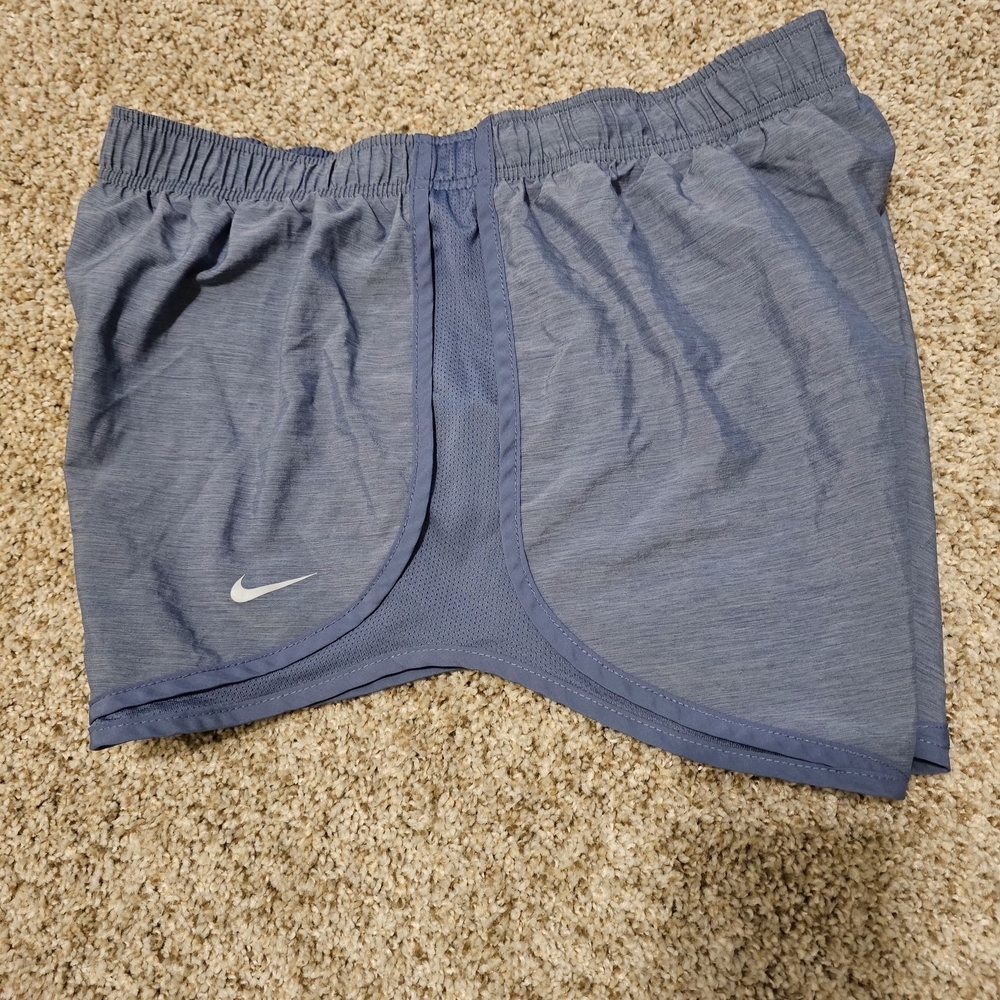 Nike Women's Slate Blue Athletic Running Shorts - Picture 5 of 5
